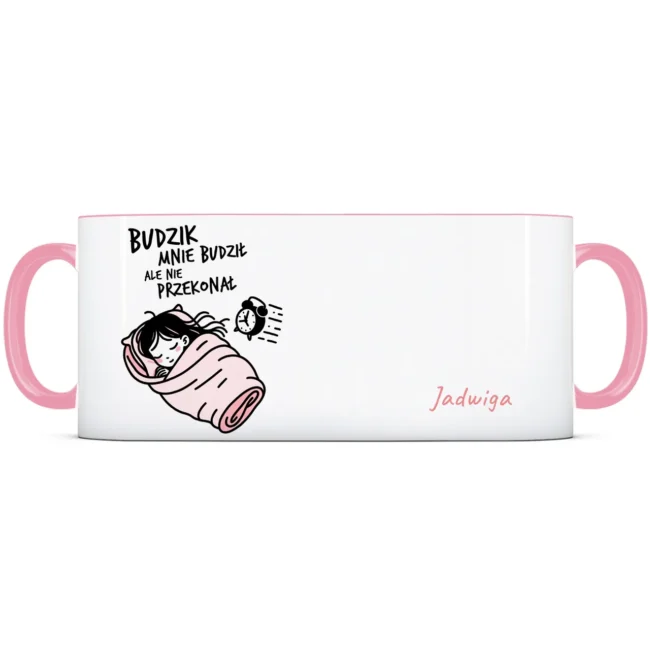 Personalizowany kubek dla śpiocha prezent dla śpiocha