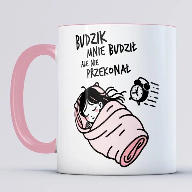 Personalizowany kubek dla śpiocha z imieniem