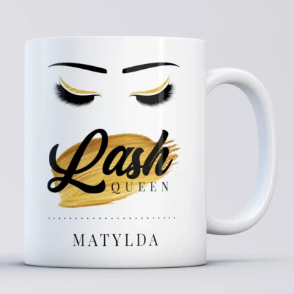 Personalizowanay kubek dla stylistki rzęs prezent dla stylistki