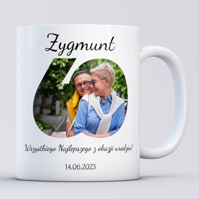 Personalizowany kubek na 60 urodziny