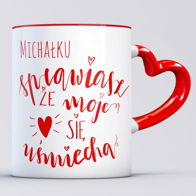 Personalizowany kubek na Walentynki dla męża