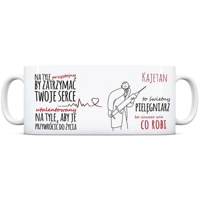 Personalizowany kubek świetny pielęgniarz
