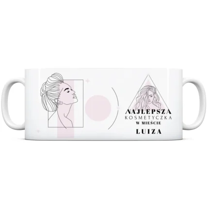 Personalizowany kubek z imieniem dla kosmetyczki
