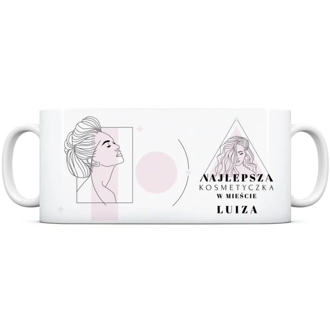 Personalizowany kubek z imieniem dla kosmetyczki