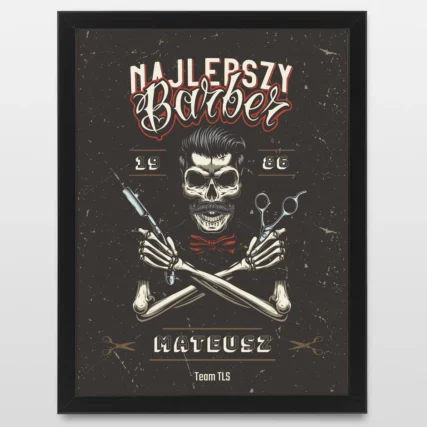 Personalizowany plakat urodzinowy DLA BARBERA