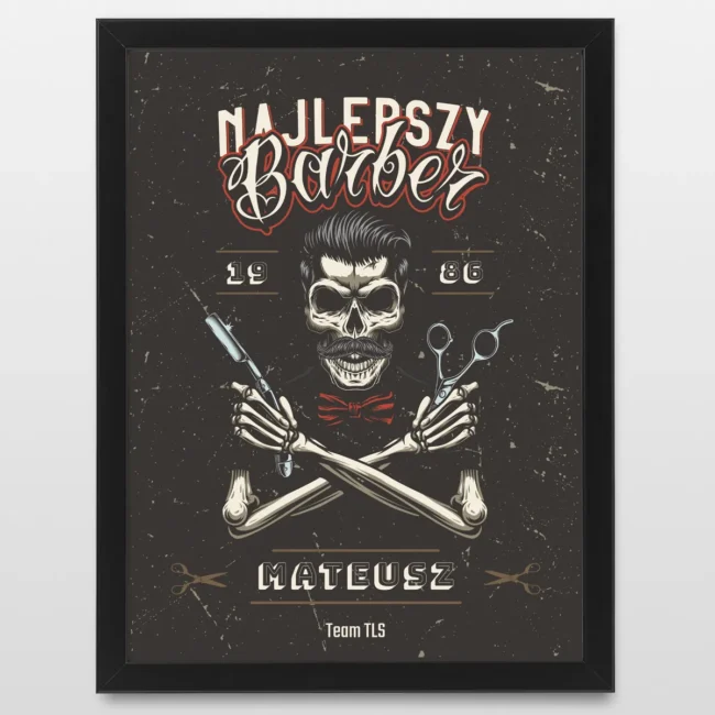 Personalizowany plakat urodzinowy DLA BARBERA