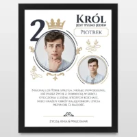 Plakat na 20 urodziny