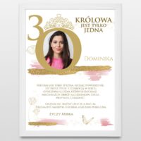 Plakat na 30 urodziny