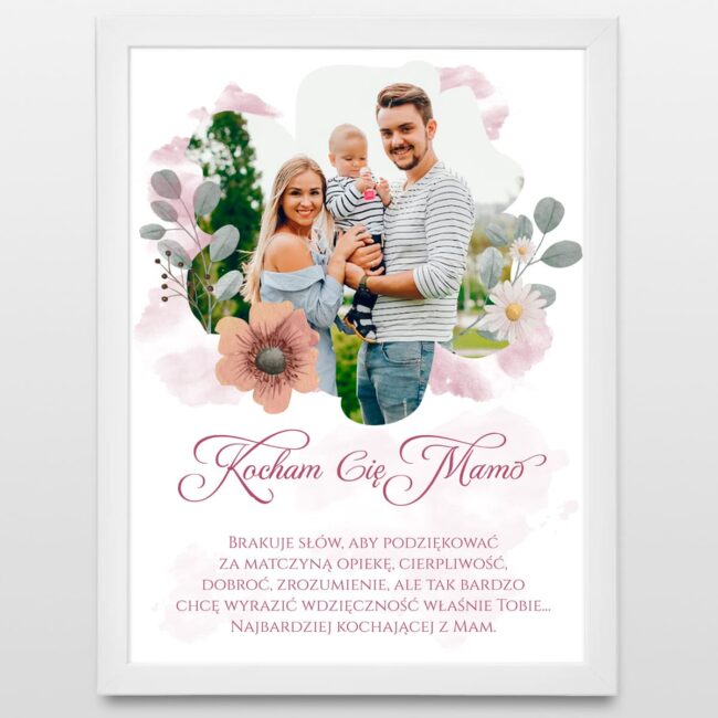 Plakat na dzien matki dla mamy