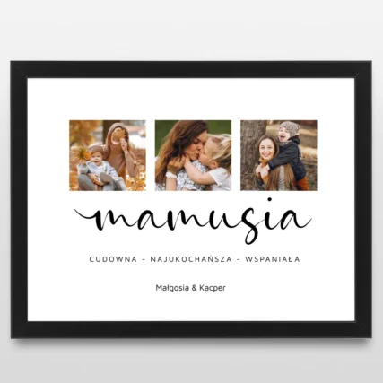 Plakat ze zdjęciami dla kochanej MAMUSI