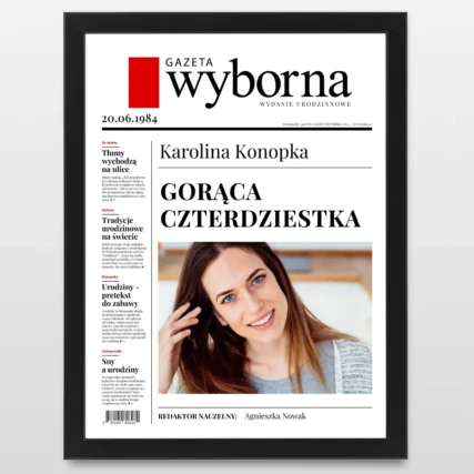Plakat ze zdjęciem OKŁADKA Gorąca Czterdziestka