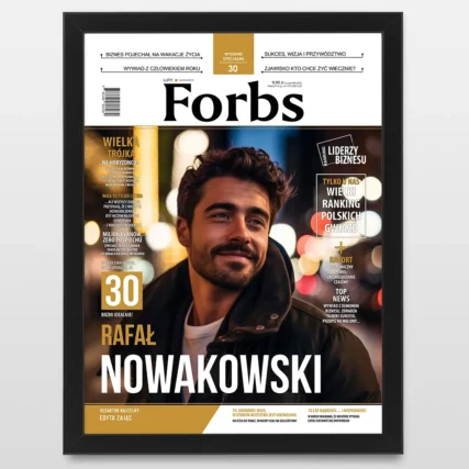 Plakat ze zdjęciem Okładka gazety na 30 urodziny