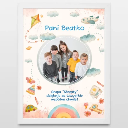 Plakat ze zdjęciem Prezent dla Pani Przedszkolanki