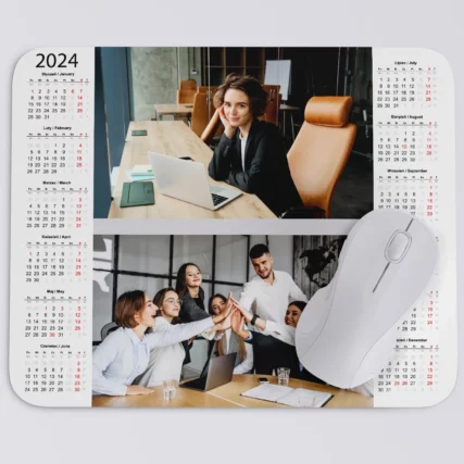 Podkładka z kalendarzem i zdjęciem pod mysz