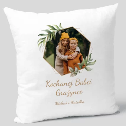 Poduszka dla Babci personalizowany ze zdjęciem