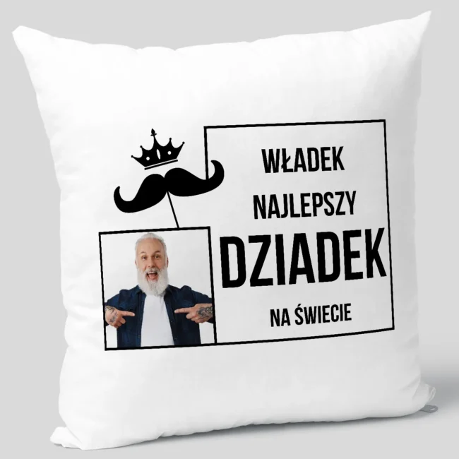 Poduszka dla dziadka Najlepszy DZIADEK na świecie