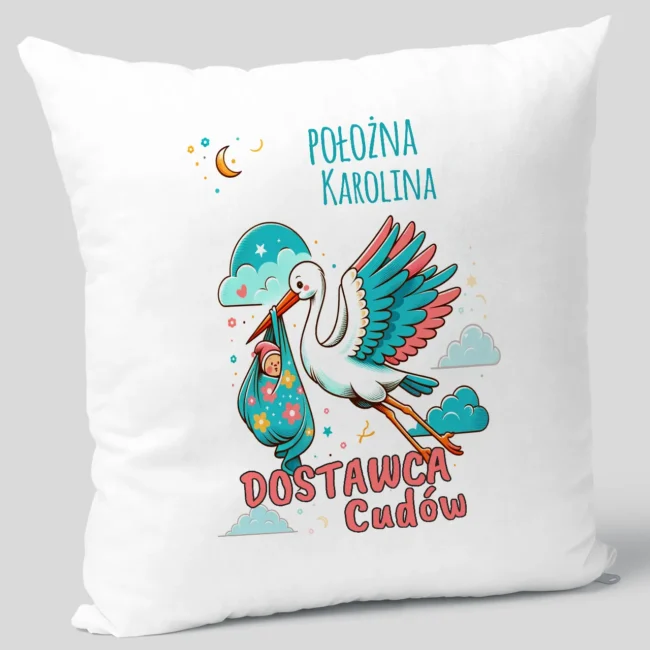 Poduszka dla poloznej z imieniem