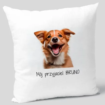 Poduszka ze zdjęciem psa Prezent dla psiarza