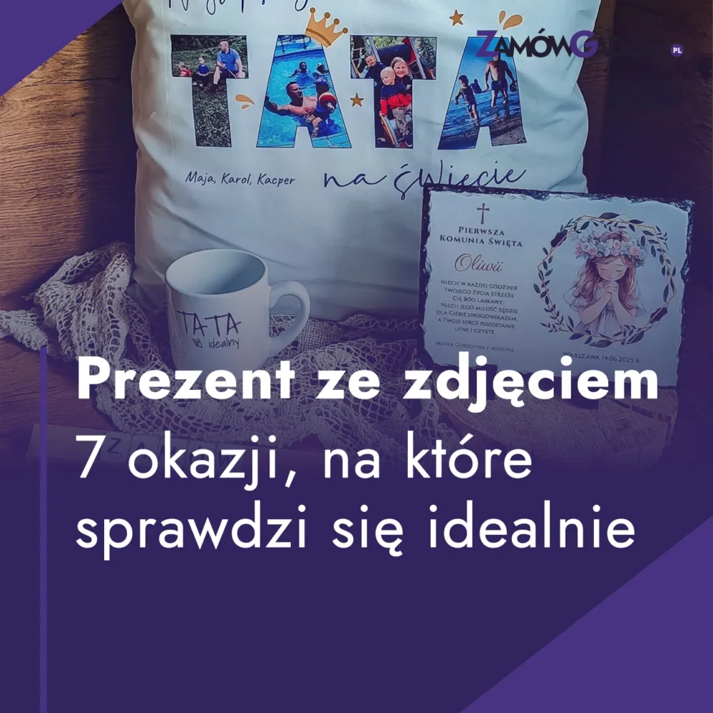 Prezent ze zdjęciem – 7 okazji, na które sprawdzi się idealnie