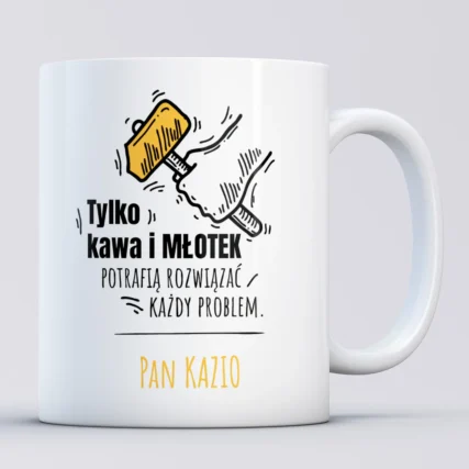 Prsonalizowany kubek dla budowlańca