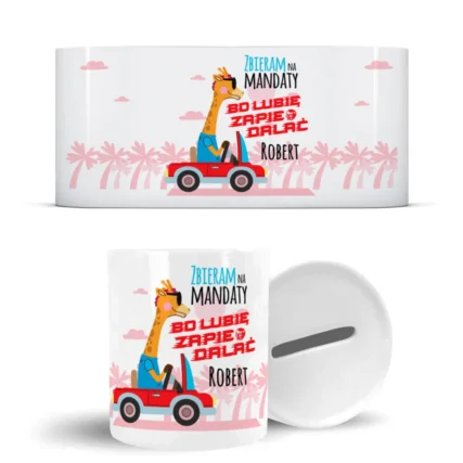Personalizowana skarbonka na mandaty