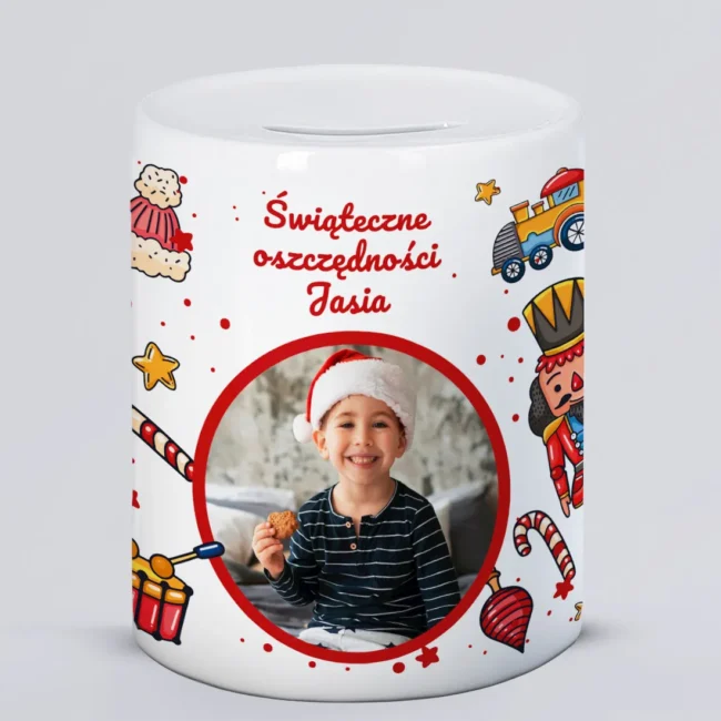 Skarbonka na swieta dla dziecka Swiateczne oszczednosci