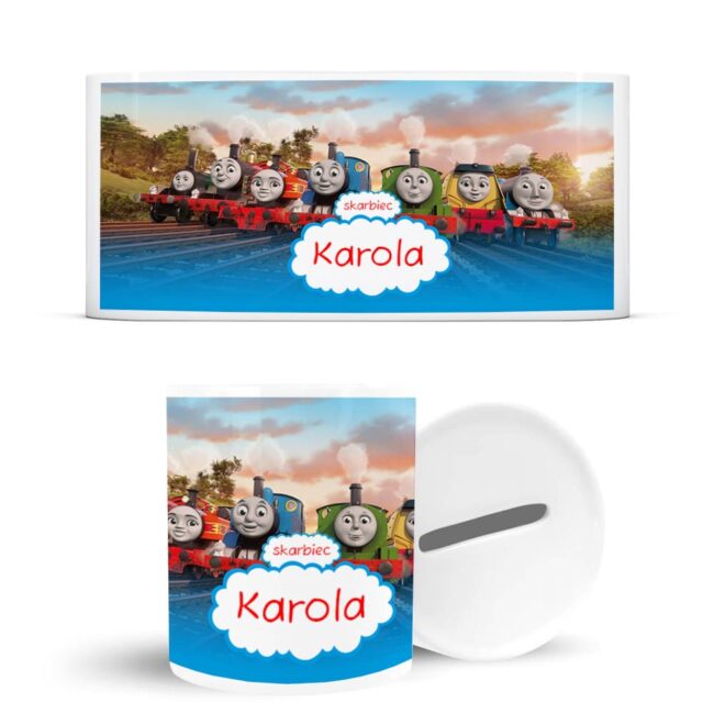 Personalizowana skarbonka TOMEK i PRZYJACIELE dla dziecka
