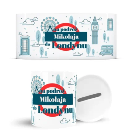 Skarbonka z imieniem podróż do Londynu