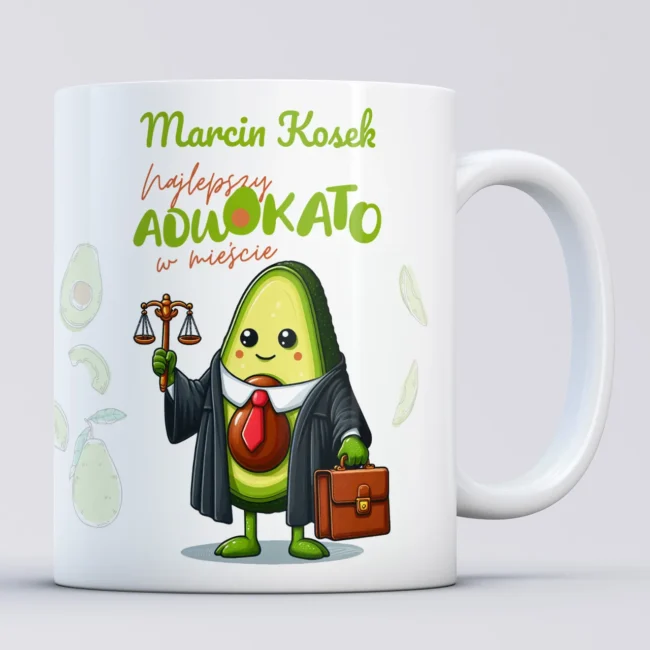 Śmieszny kubek dla Adwokata ADWOKATO