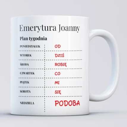 Śmieszny kubek dla emeryta Prezent na emeryturę
