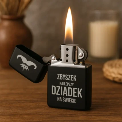 Zapalniczka z grawerem Prezent dla dziadka z imieniem