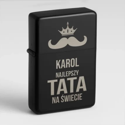 Zapalniczka z grawerem dla taty