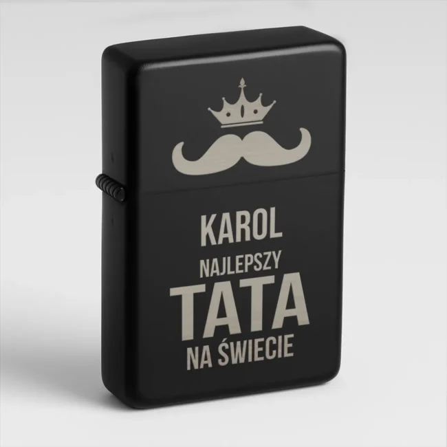 Zapalniczka z grawerem dla taty