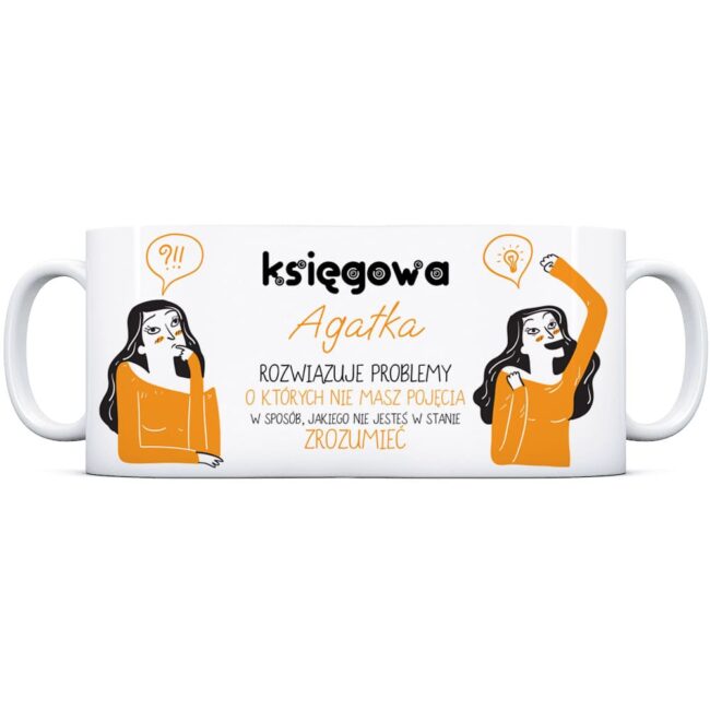 kubek dla księgowej śmieszny prezent od koleżanki