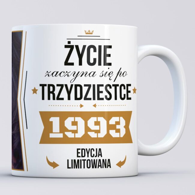 kubek na 30 urodziny dla niego zycie zaczyna sie po trzydziestce