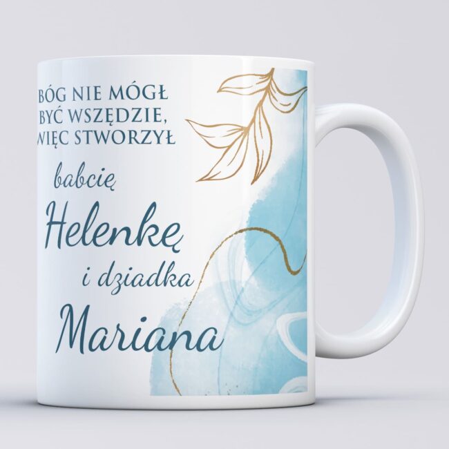 Kubek prezent dla dziadków na dzień babci i dziadka