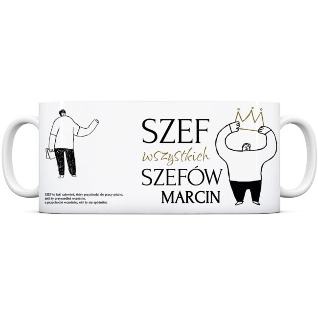 Kubek szef wszystkich szefów z imieniem