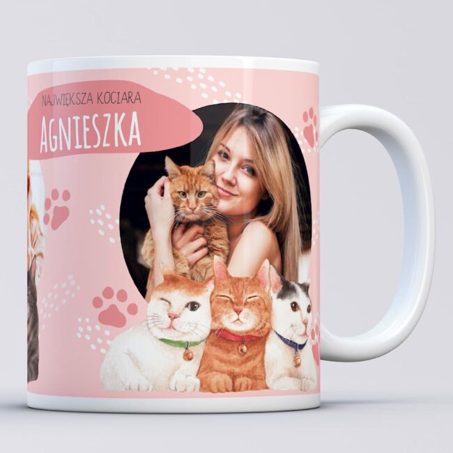 Kubek z kotami Największa kociara