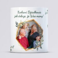 Kubek ze zdjęciem babci i dziadka