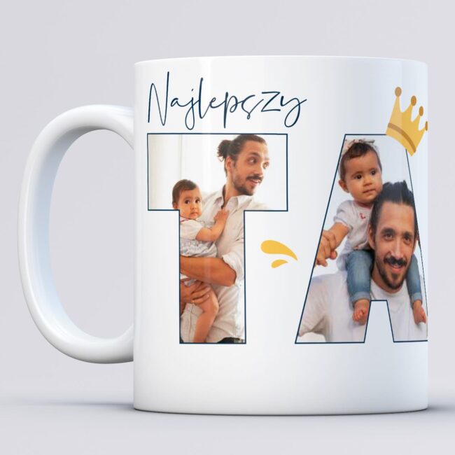 Kubek dla taty na urodziny ze zdjęciem