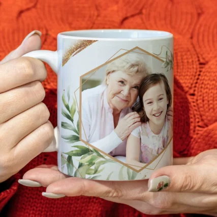 Personalizowany kubek dla babci ze zdjęciem