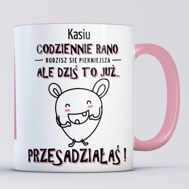 Śmieszny kubek dla koleżanki, dziewczyny