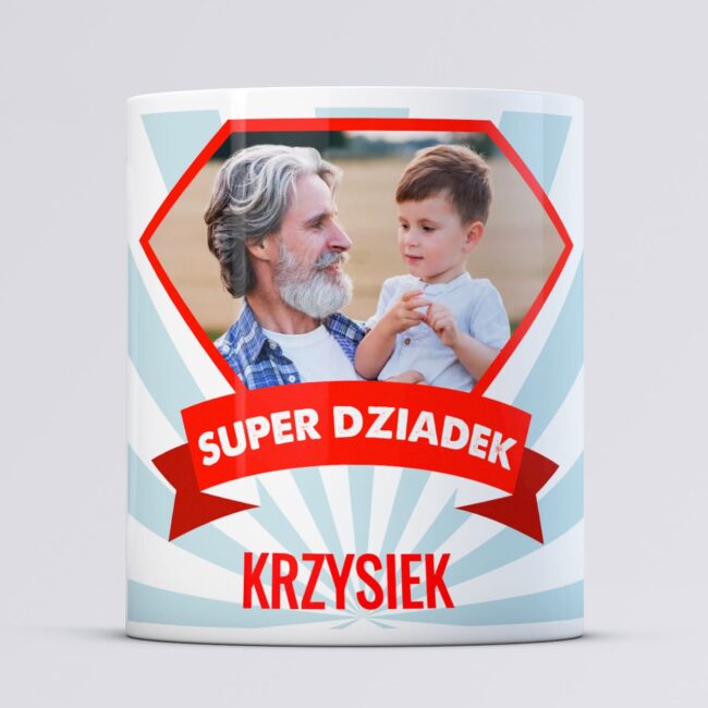 super kubek na dzień dziadka